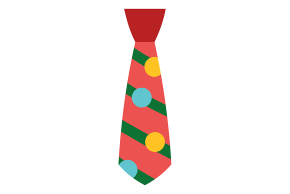 Christmas Party Tie Color Icon: A Festive Design Asset
