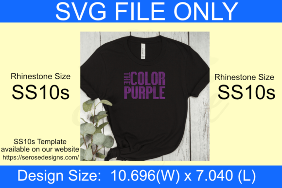 Creating Sparkling Designs with The Color Purple Rhinestone Template
