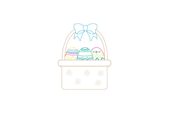 Easter Egg Basket Color Line: A Fresh Take on Festive Design