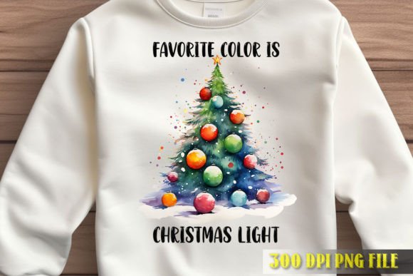 Favorite Color is Christmas Light: A Festive Design Asset
