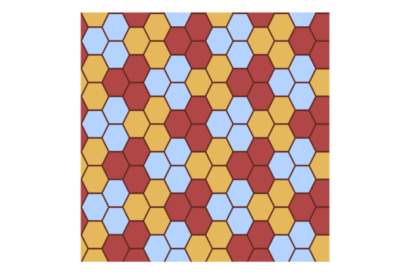Hexagonal Color Tile Pattern: The Mosaic Sea of Modern Design