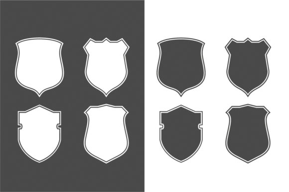 Mastering Your Brand's Visual Identity with Vector Four Color Shield Set - 4