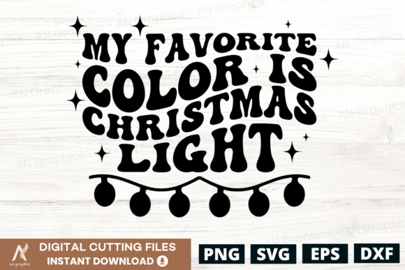 My Favorite Color is Christmas Light SVG: Beyond the Festive Text