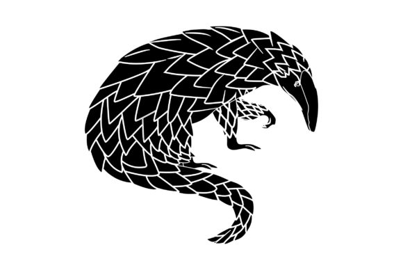 Pangolin Vector Design Solid Color: A Modern Design Asset