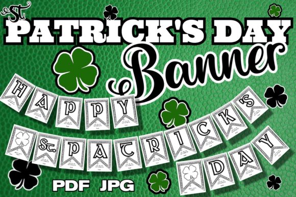 St. Patrick's Day Banner Color & Hang: Festive DIY Decor